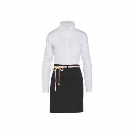 Bistroförkläde i canvas med ficka | SG Accessories