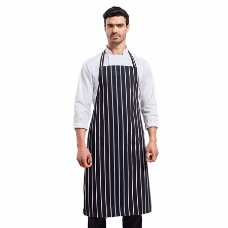Randigt förkläde i butcherstil | Premier