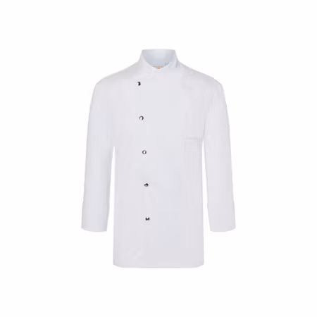 Slitstark långärmad kockrock med tryckknappar och bröstficka | Karlowsky
