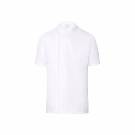 Kockrock kortärmad med bröstficka i twill och jersey | Karlowsky