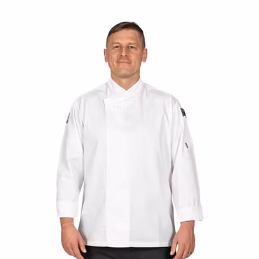 Kockrock långärmad med StayCool® och återvunnet material | Le Chef Professional
