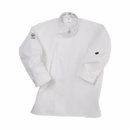 Kockrock långärmad med StayCool® och återvunnet material | Le Chef Professional