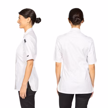 Formsydd premium kockrock med korta ärmar för dam | Dennys London