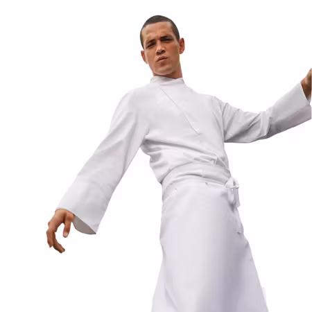 Kockrock med långa ärmar och tryckknappar | NEOBLU