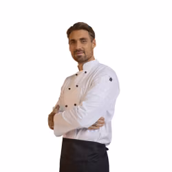 Vit kockrock med dubbelknäppning för herr | South West