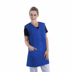 Ärmlös damtunika med pressknappar | Karlowsky