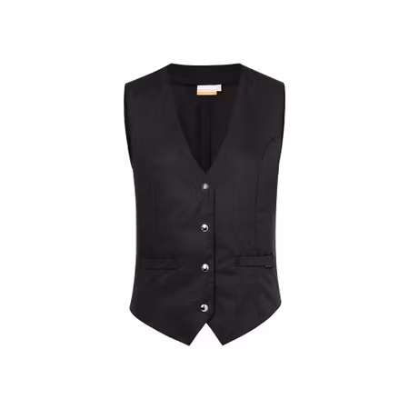 Svart väst med justerbar rygg för dam | Karlowsky