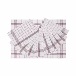 Diskduk med rutmönster, 10-pack | SG Accessories