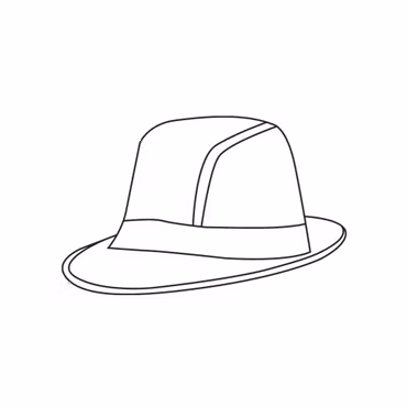 Unisex trilbyhatt i lätt nylon | Dennys London