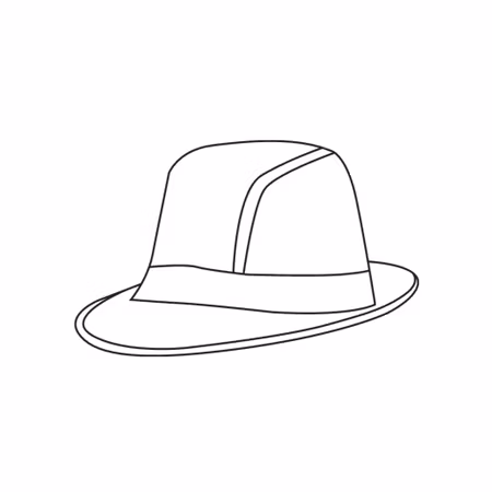 Unisex trilbyhatt i lätt nylon | Dennys London