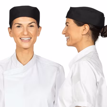 Kockmössa i polyester och bomull med dubbel kant | Dennys London