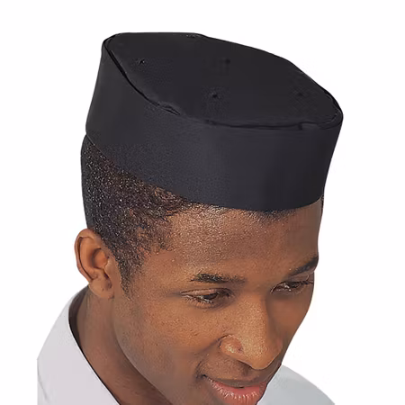 Kockmössa i polyester och bomull med dubbel kant | Dennys London