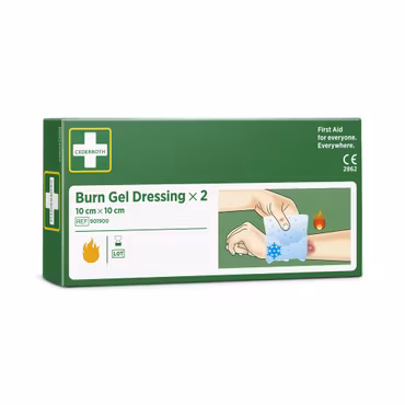 Brännskadekompress 10×10 cm – 2-pack | Cederroth