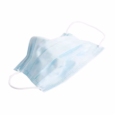 Munskydd med öronband Typ IIR - Blå (10-pack) | Gibson Medical