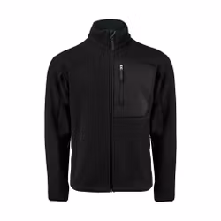 Fleecejacka i återvunnen polyester med bröstficka och dragkedjor | Texstar