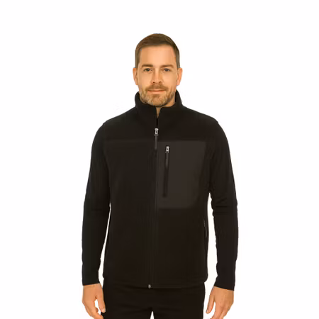 Fleeceväst i återvunnen polyester med justerbar passform | Texstar