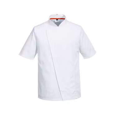 Kockjacka med MeshAir Pro-paneler och dragkedja – kort ärm | Portwest