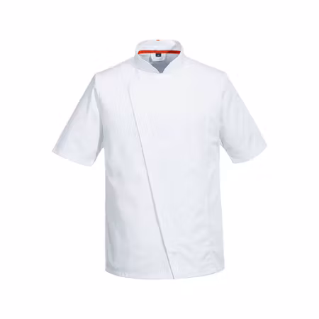 Kockjacka med MeshAir Pro-paneler och dragkedja – kort ärm | Portwest