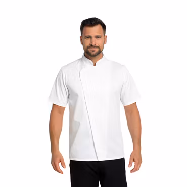 Kockjacka med MeshAir Pro-paneler och dragkedja – kort ärm | Portwest