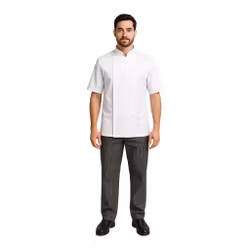 Kockjacka i stretch med MeshAir Pro och kort ärm | Portwest