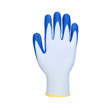 Blå nitrilhandskar FD Grip 15 - 1-pack | Portwest