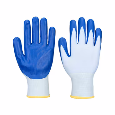 Blå nitrilhandskar FD Grip 15 - 1-pack | Portwest