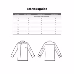 Vit kockrock Bilbao med långa ärmar | Isacco