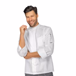 Vit kockrock Bilbao i bomullssatin | Isacco