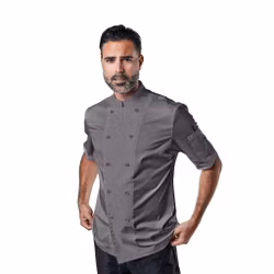 Kockrock med förklädesrem & dubbelknäppt stängning för herr | BlueCut