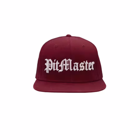 Pitmaster keps i ullblandad twill med platt skärm och snapback | BlueCut