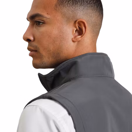 Återvunnen softshellväst med fleeceinsida för herr | Premier