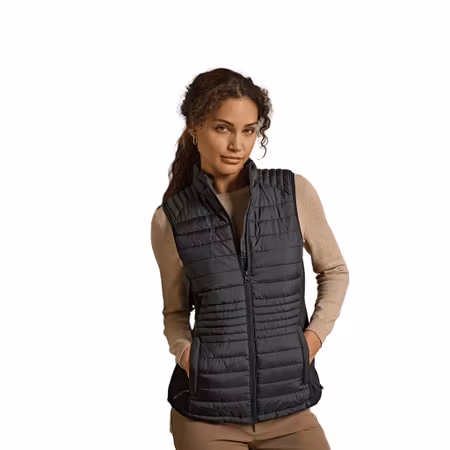 Vadderad väst i återvunnen polyester för dam | Tee Jays