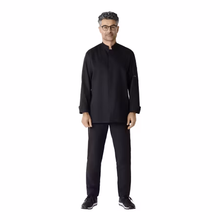 Unisex kock- och servicejacka med flätad front | Kentaur