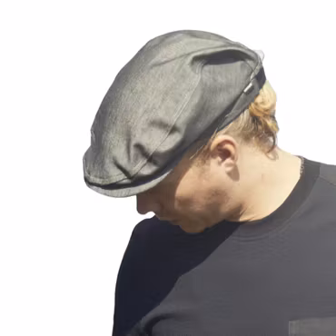 Tvättbar flat cap med justerbart spänne | Kentaur