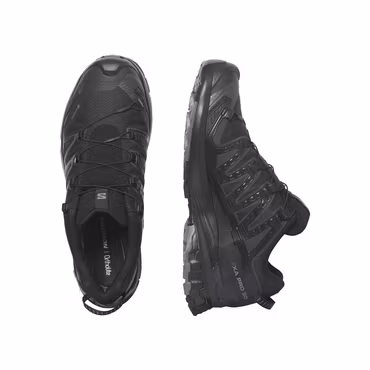 Svart terrängsko med Gore-Tex och Contagrip-sula för herr | Salomon