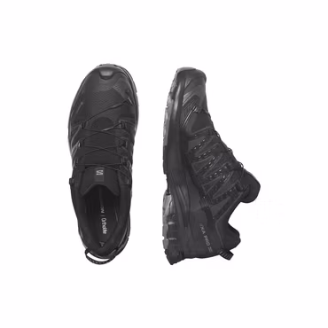 Svart terrängsko med Gore-Tex och Contagrip-sula för dam | Salomon