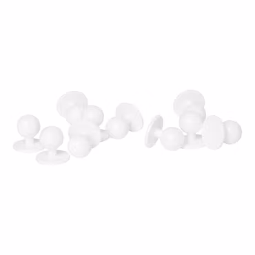 Kockknappar i plast 10-pack | South West