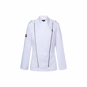 Kockjacka i twill med dragkedja och ventilationspaneler för dam - ROCK CHEF® | Karlowsky