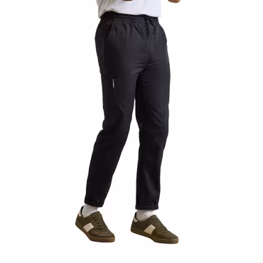 Kockbyxa cargo i återvunnen polyester med elastisk midja och pennficka | Premier