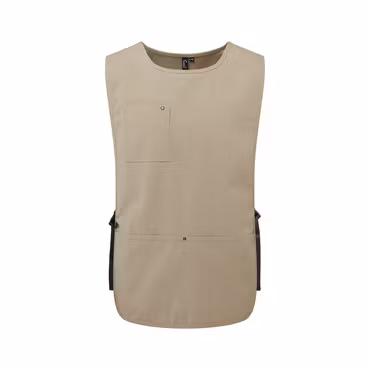 Förkläde i canvas med sele och spännen i återvunnen polyester | Premier