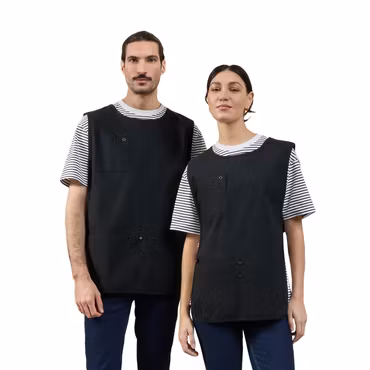 Förkläde i canvas med sele och spännen i återvunnen polyester | Premier