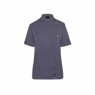 Kortärmad jeansinspirerad kockjacka i twill med modern passform dam | Karlowsky