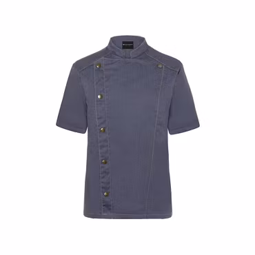 Kortärmad jeansinspirerad kockrock i twill med modern passform herr | Karlowsky
