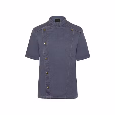 Kortärmad jeansinspirerad kockrock i twill med modern passform herr | Karlowsky