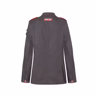 Långärmad kockrock i denimstil med modern passform dam - Rock Chef® | Karlowsky