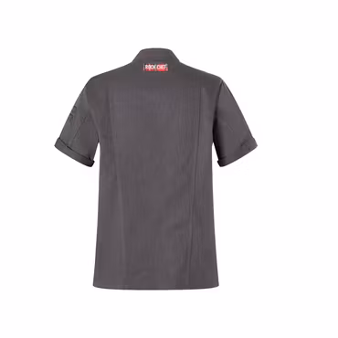 Kortärmad kockrock i denimstil med rak passform för herr - Rock Chef® | Karlowsky