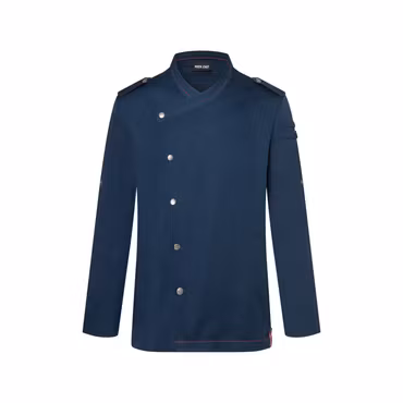 Långärmad hållbar kockrock i denimstil med ventilerande rygg för herr - Rock Chef® | Karlowsky