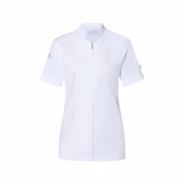 Kortärmad kockrock i TENCEL™-blandning med stretch och ventilerande rygg dam - Diamond Cut® | Karlowsky