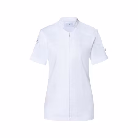 Kortärmad kockrock i TENCEL™-blandning med stretch och ventilerande rygg dam - Diamond Cut® | Karlowsky