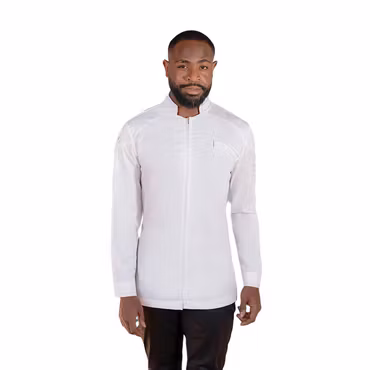 Långärmad kockrock i TENCEL™-blandning med stretch och ventilerande rygg herr - Diamond Cut® | Karlowsky